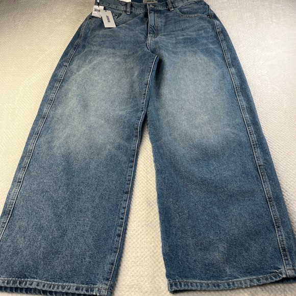 Jason Wu Denim - Jason Wu Jaime Barrel Ankle Jeans Super High Rise Relaxed Blue Denim Size 6 27